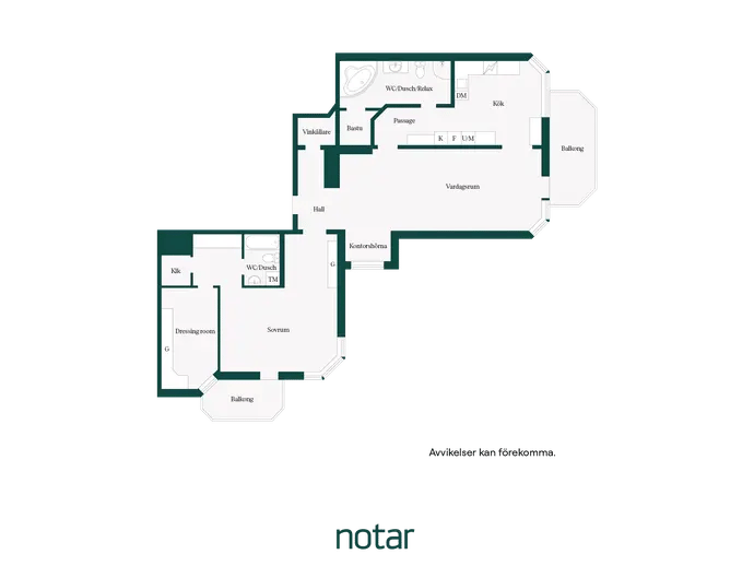 Floor plan for Karlbergsgatan 4