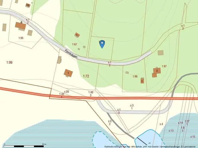 Planritning för Älgå-Byn 1:100