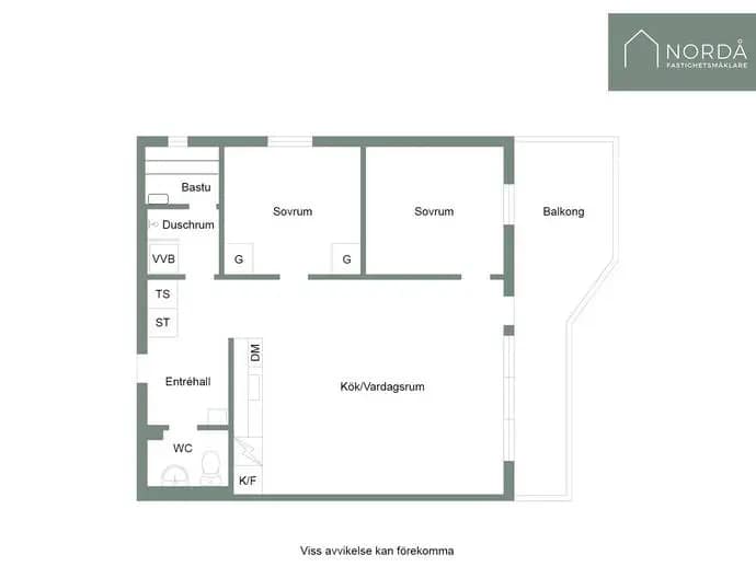 Floor plan for Röda Byn 13:2
