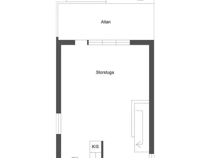 Floor plan for Renvägen 30C