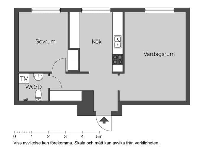 Floor plan for Britsarvsvägen 9C