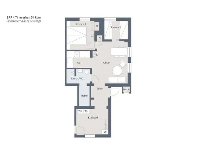 Floor plan for Timmerbyn 115C v.13