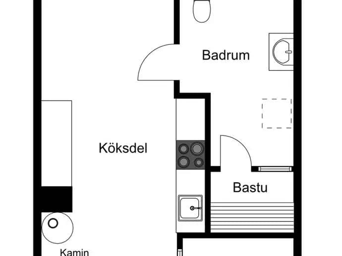 Planritning för Fjällbäcken 14E