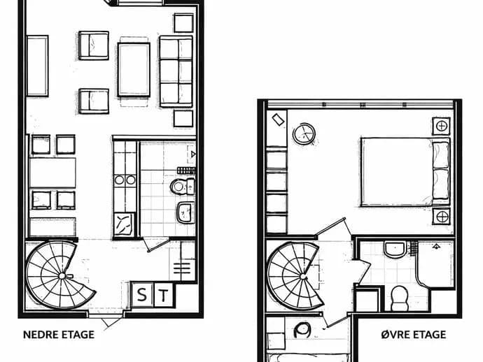 Planritning för Brf. Högfjället vecka 6 och 32, Lgh. 1130. SÄLEN
