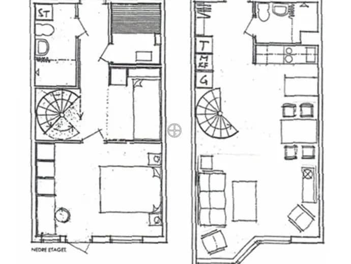 Planritning för Brf.Högfjället. Vecka 16 & 25. Lgh.1207