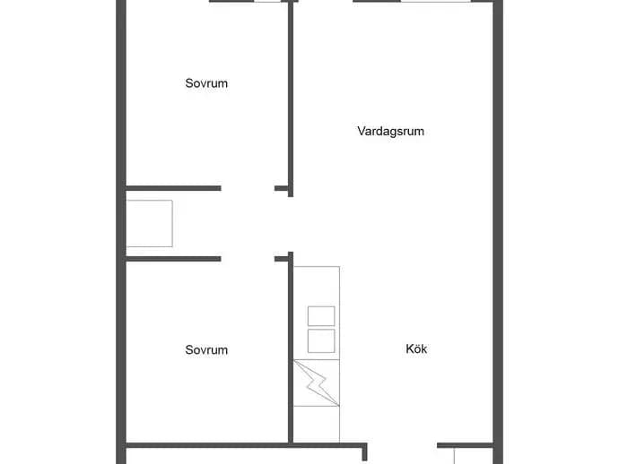 Floor plan for Granfjällsstöten 516