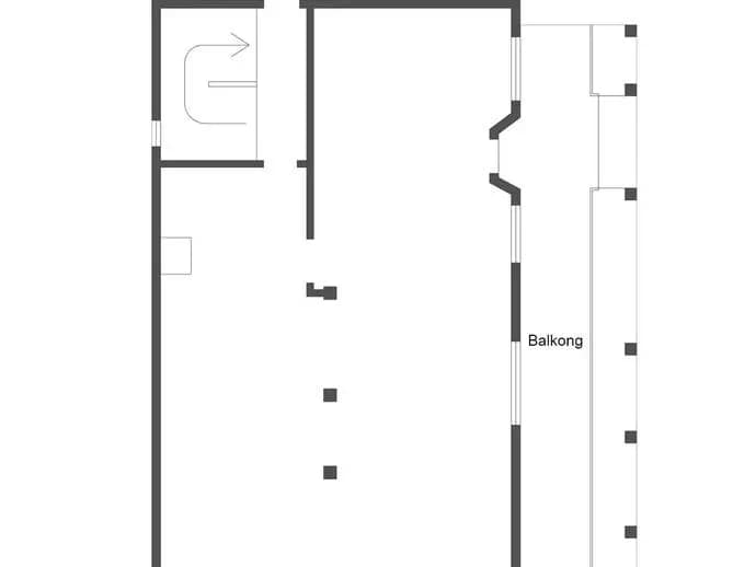 Planritning för Skinnargränd 2