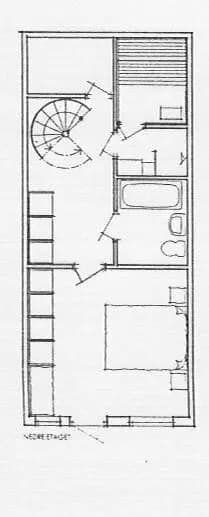 Floor plan for Brf.Högfjället. V 51 Radhus 1506. SÄLEN