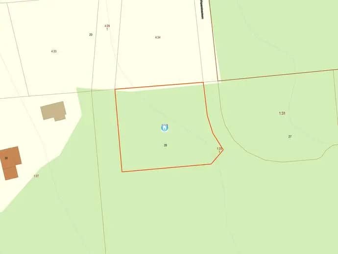 Planritning för Hjortnäsheden Piparsbacken 26
