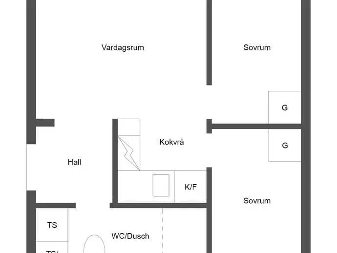 Planritning för Ranchen 36