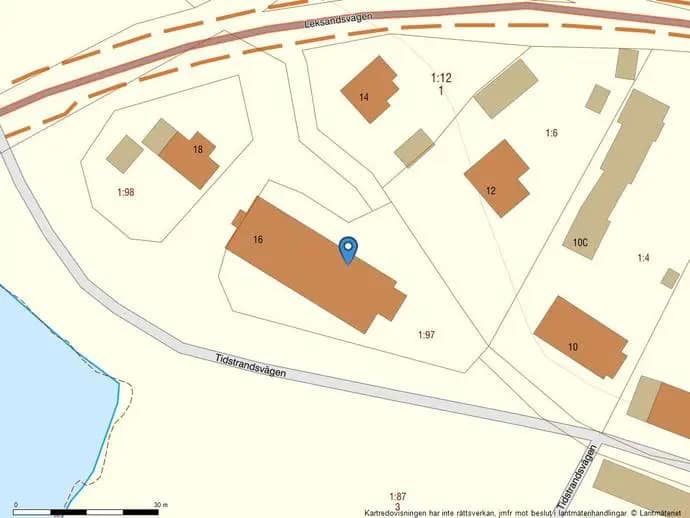 Floor plan for Tidstrandsvägen 16