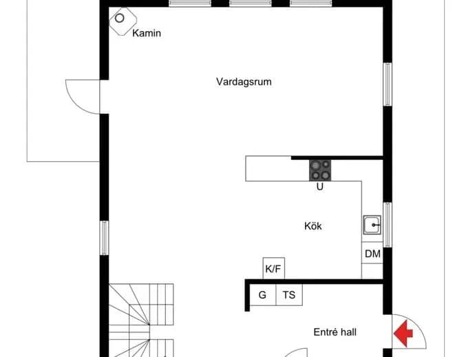 Floor plan for Regnbågsvägen 767