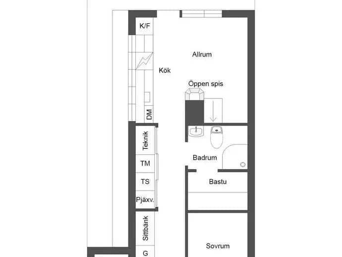Floor plan for Nordklint 48
