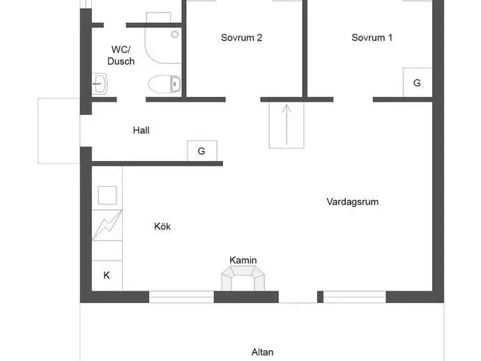 Floor plan for Häxringsvägen 25