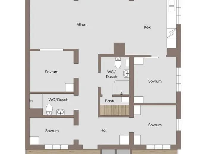 Floor plan for Solberget 10 C4
