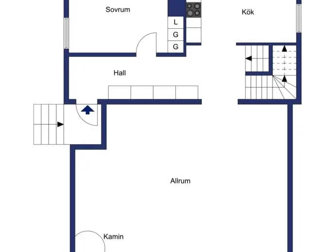Floor plan for Patronvägen 15
