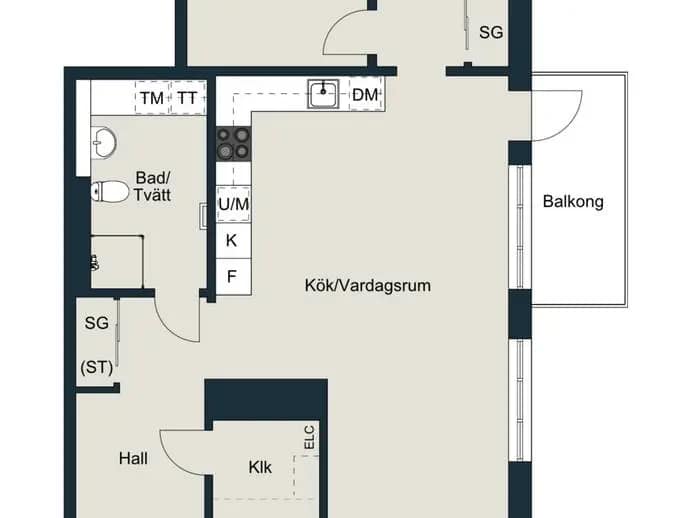 Planritning för Fredriksskanstorget 6