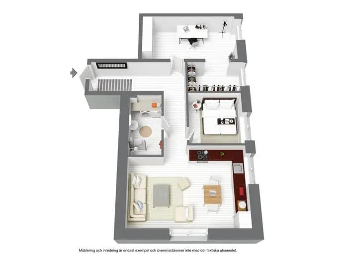 Planritning för Fridhemsgatan 7