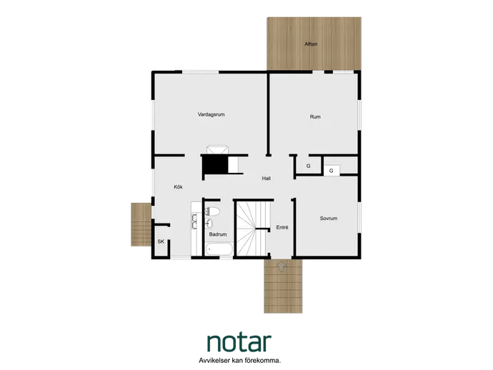 Floor plan for Målaregatan 4