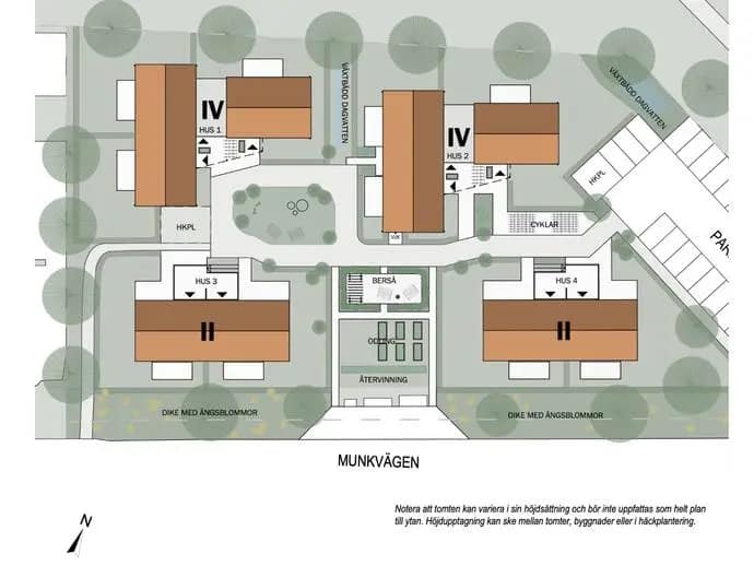 Floor plan for Munkvägen