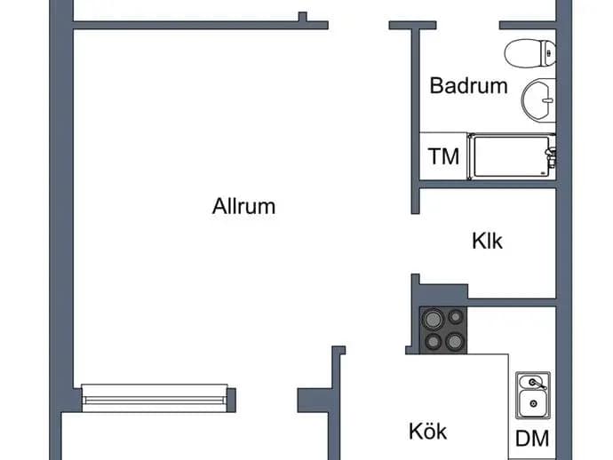 Floor plan for Blåbärsvägen 17