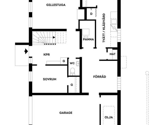 Planritning för Gärdesgatan 22