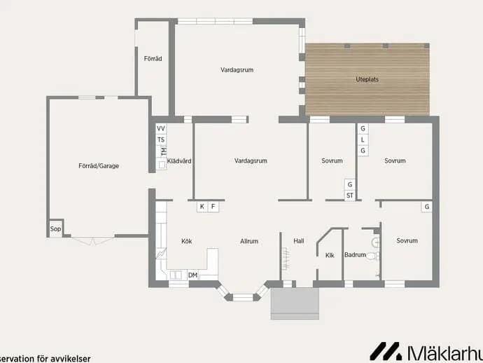 Floor plan for Friluftsvägen 1