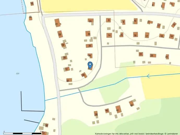 Floor plan for Kristinelunds stugområde 37
