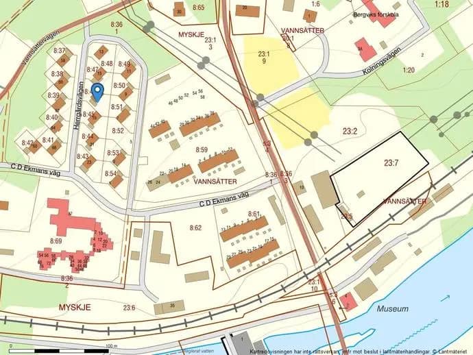 Planritning för Herrgårdsvägen 17