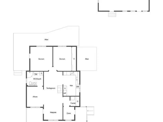 Floor plan for Märtavägen 13