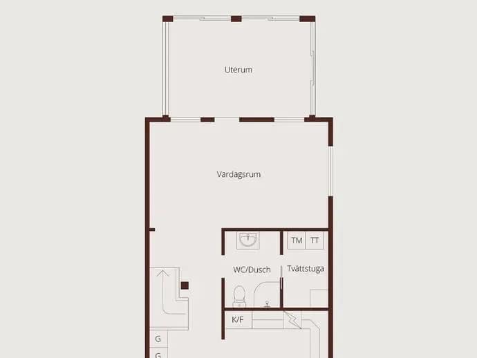 Planritning för Kristinelundsvägen 21C