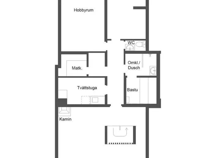 Floor plan for Begoniagatan 10