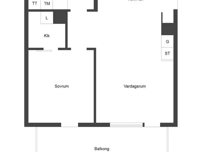 Floor plan for Kamomillgatan 6