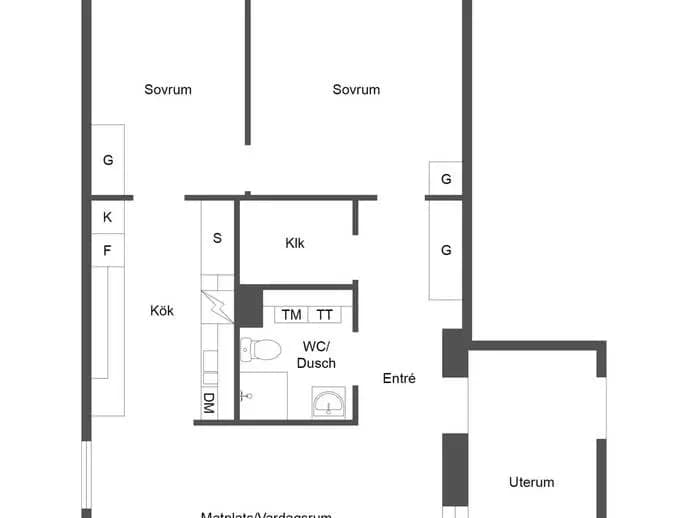 Floor plan for Kornellvägen 28