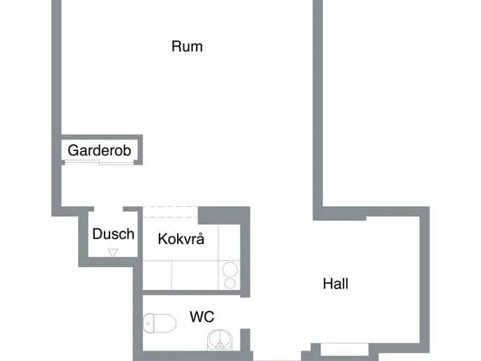 Floor plan for Rynningegatan 2B