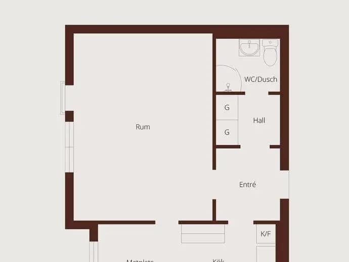 Floor plan for Venavägen 25C