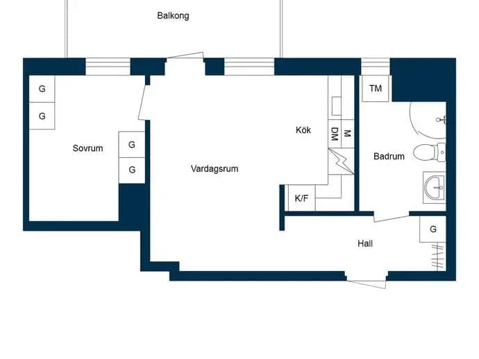 Floor plan for Lillbackavägen 15