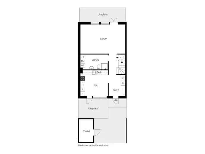 Floor plan for Nästegårdsvägen 1 A