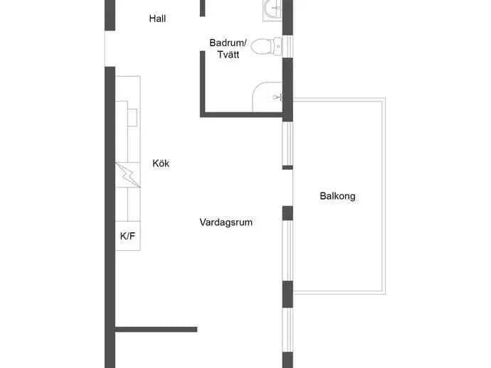 Floor plan for Lillbackavägen 11