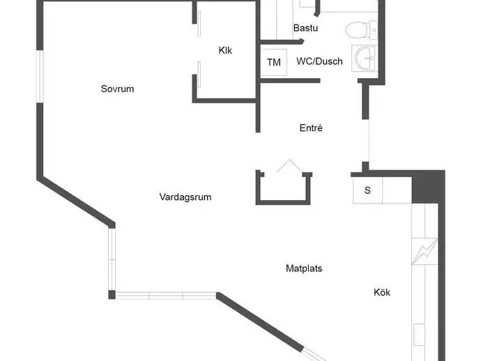 Floor plan for Ladugatan 17