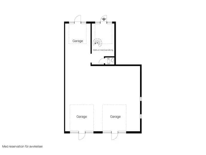 Floor plan for Markörvägen 13