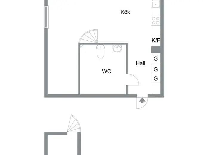 Planritning för Kaserngården 2A