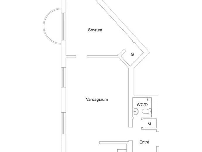 Floor plan for Svanåallén 10A