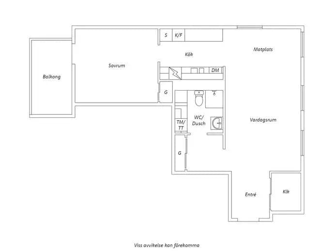 Floor plan for Kornellvägen 26