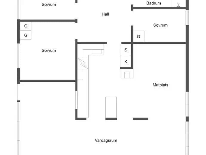 Floor plan for Uddgarn 375