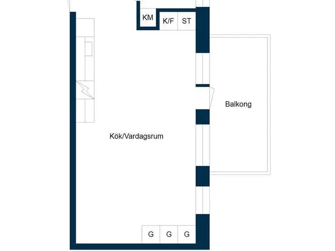 Floor plan for Lillbackavägen 13