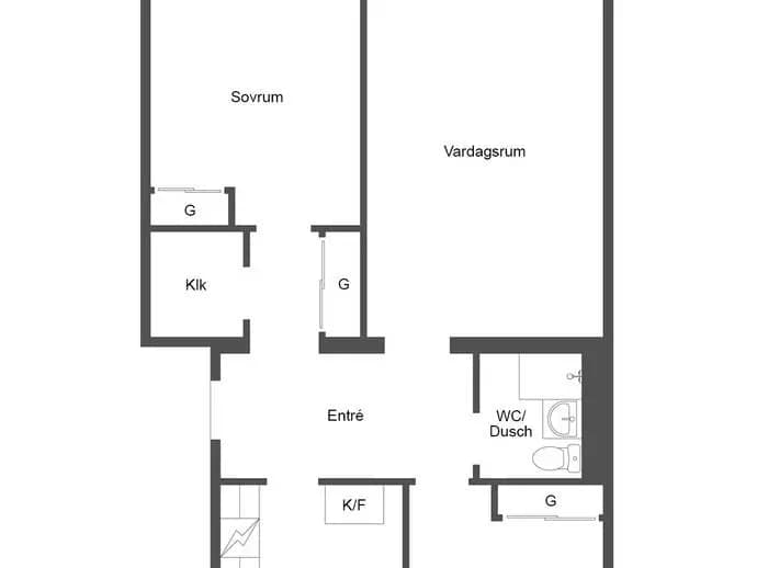 Floor plan for Restalundsvägen 89