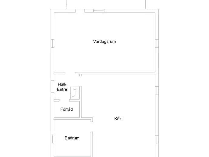 Floor plan for Tengstorpsvägen 10B