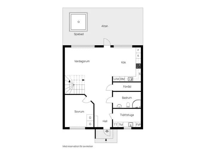 Floor plan for Tallsoppsvägen 22