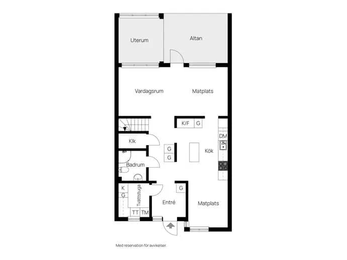Floor plan for Granholmsgatan 5B